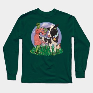 Sims 4 - Plant Sim and Cow Pal Long Sleeve T-Shirt